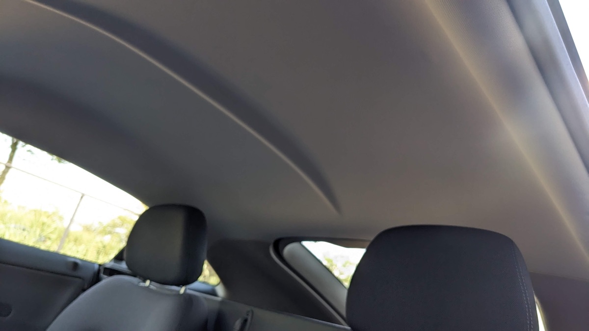 Hemelplaat na herbekleding - eindresultaat